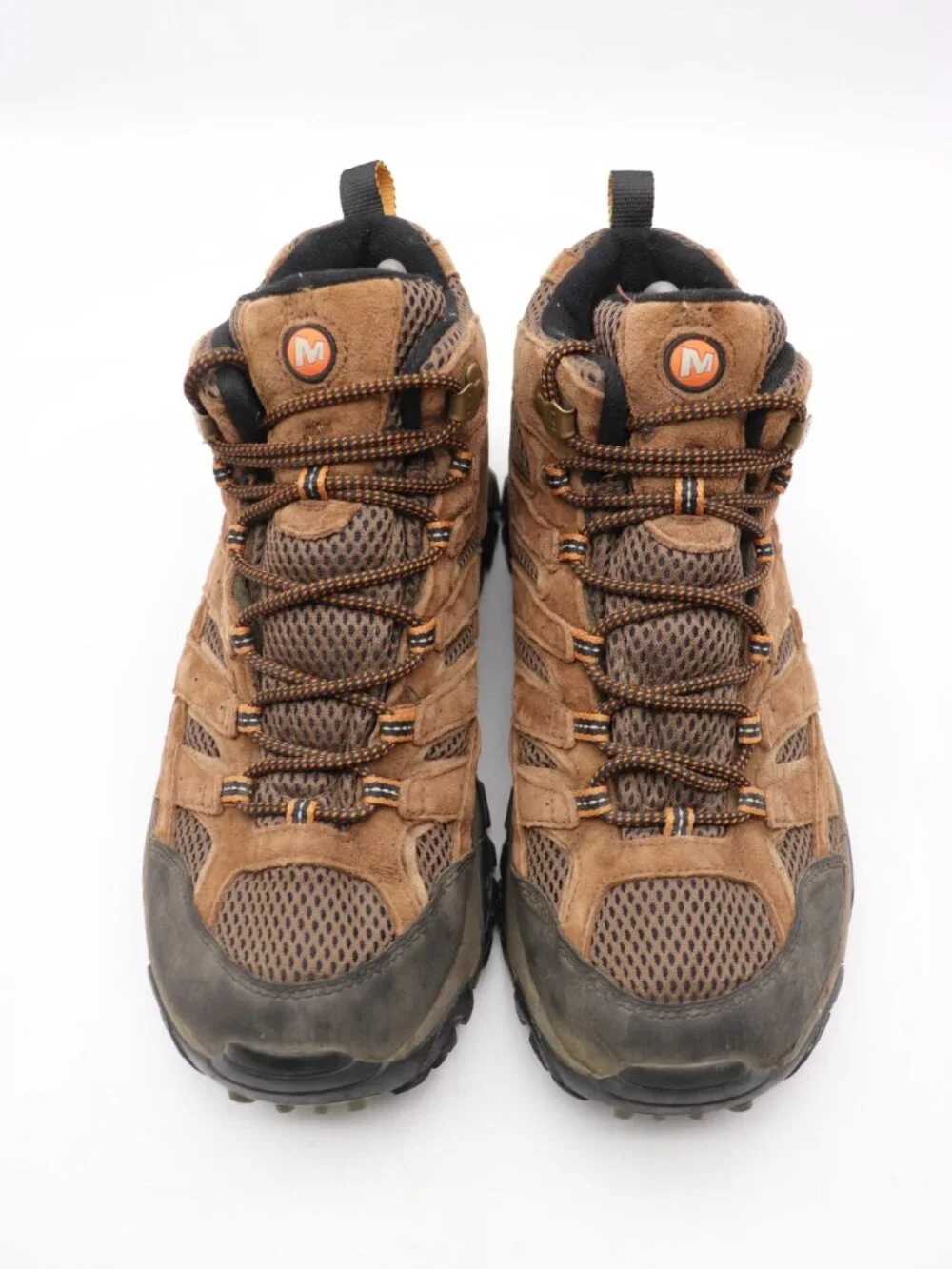 Merrell Moab 2 Mid Men's Size 9 W Earth Brown Waterproof Trail Hiking Boots
